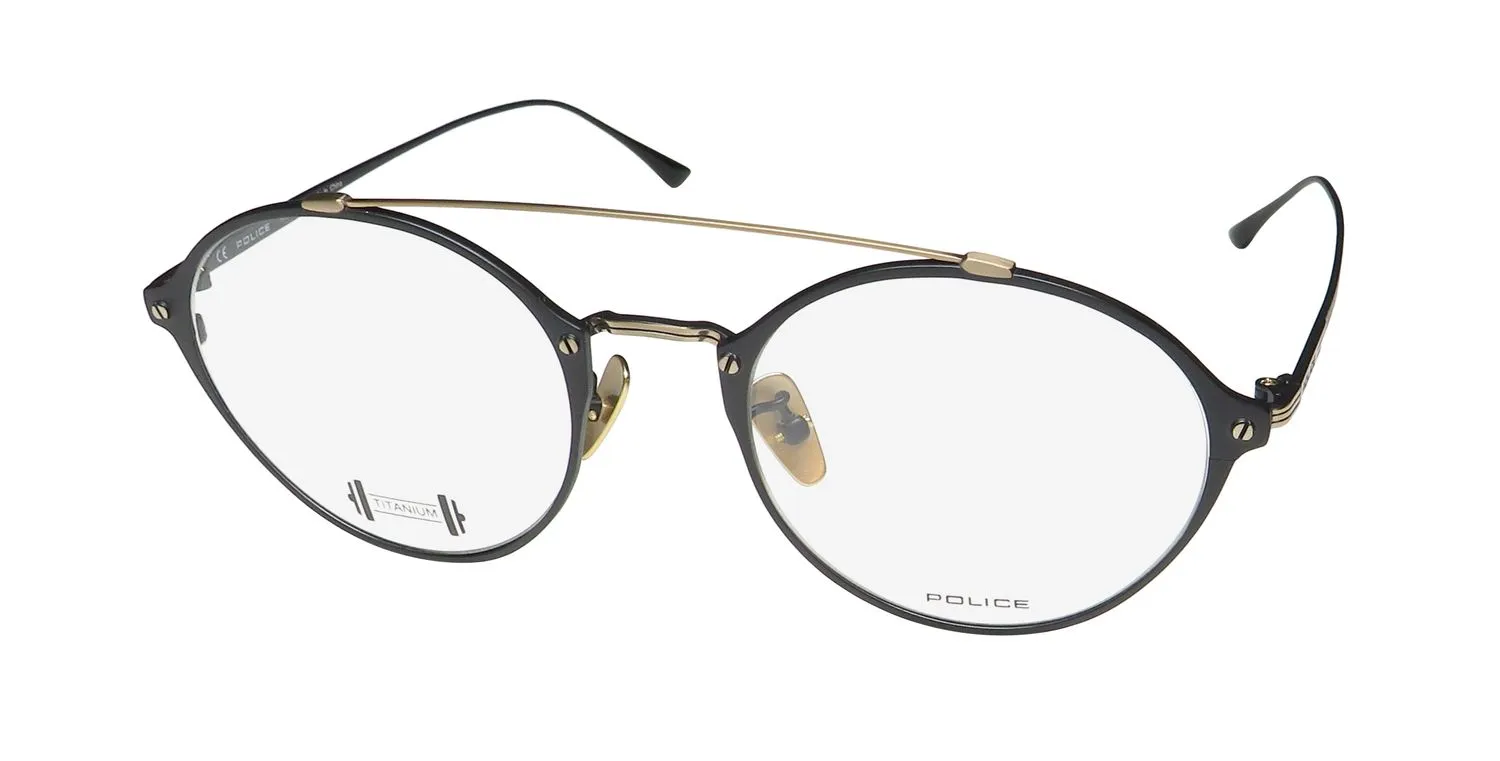 Police Vpl991 0305 Eyeglasses Black 52mm
