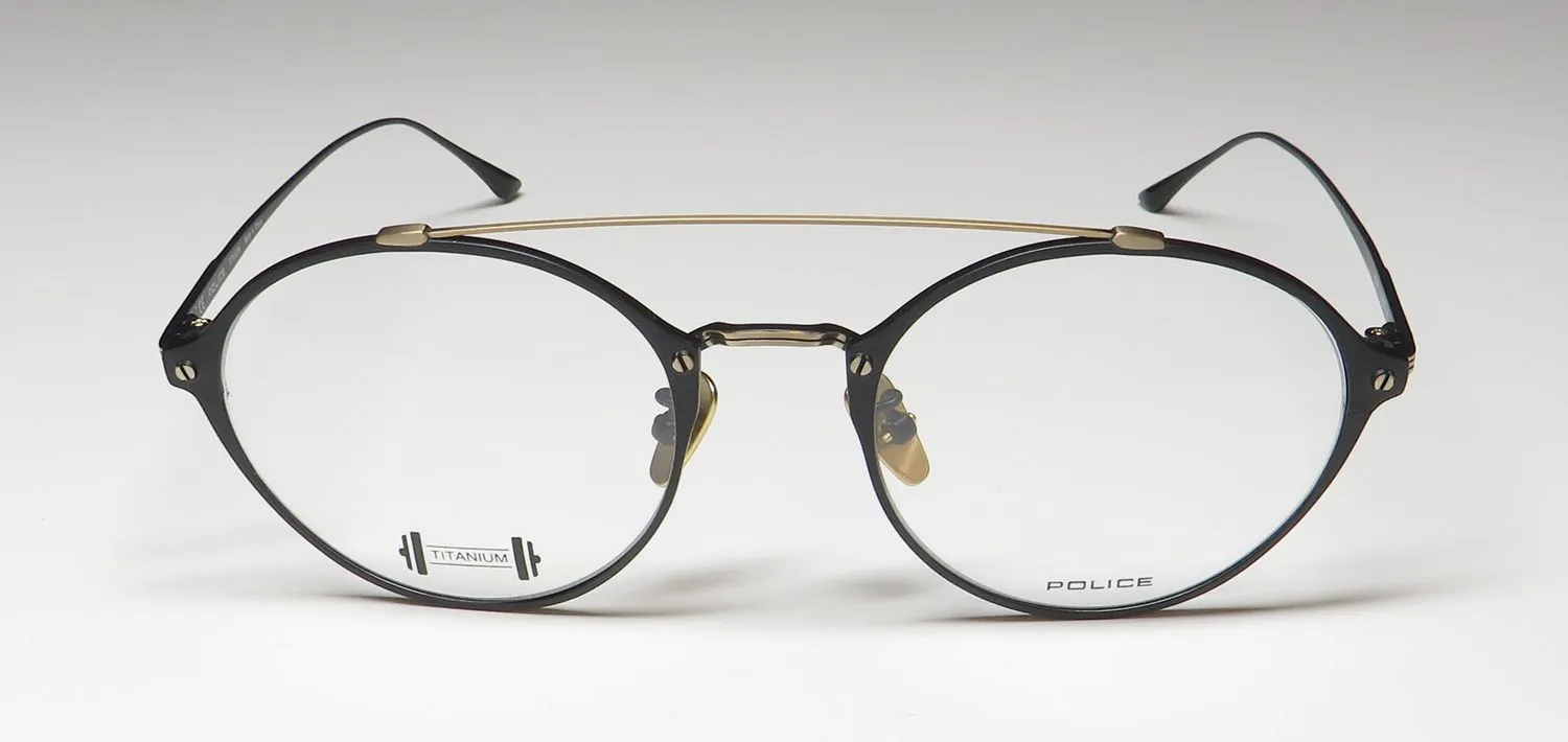 Police Vpl991 0305 Eyeglasses Black 52mm 3