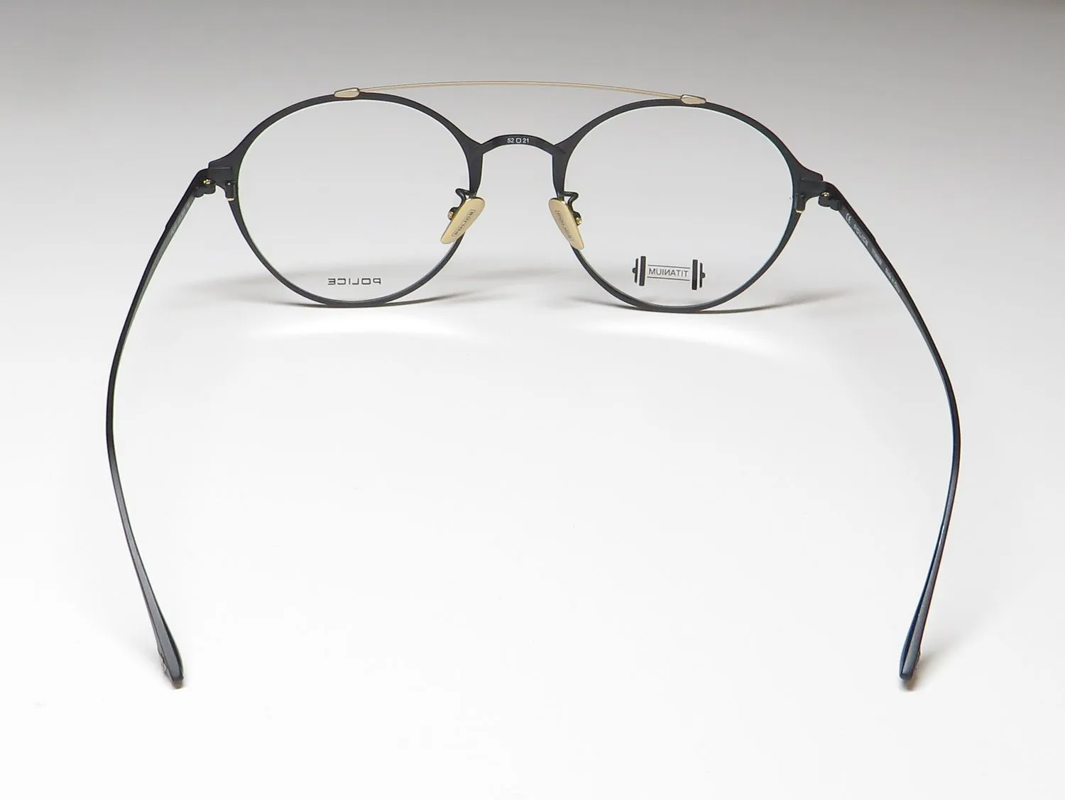 Police Vpl991 0305 Eyeglasses Black 52mm 5