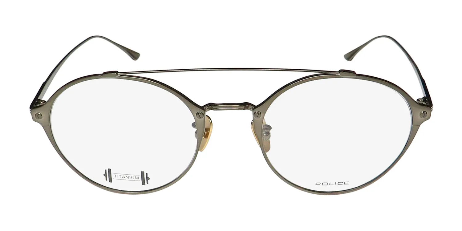 Police Vpl991 0s29 Eyeglasses Olive 52mm 3