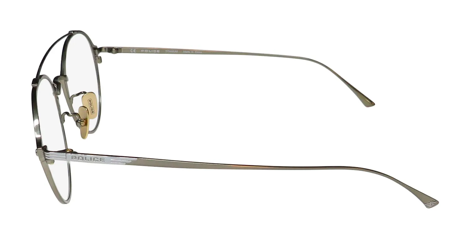Police Vpl991 0s29 Eyeglasses Olive 52mm 4