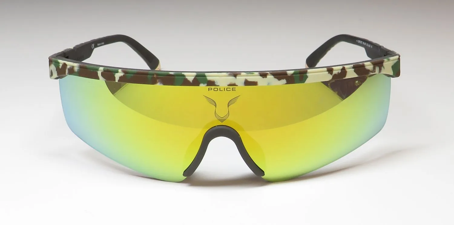 Police Lewis Hamilton 07 Spla28 xajg Sunglasses Army Green 99mm 3