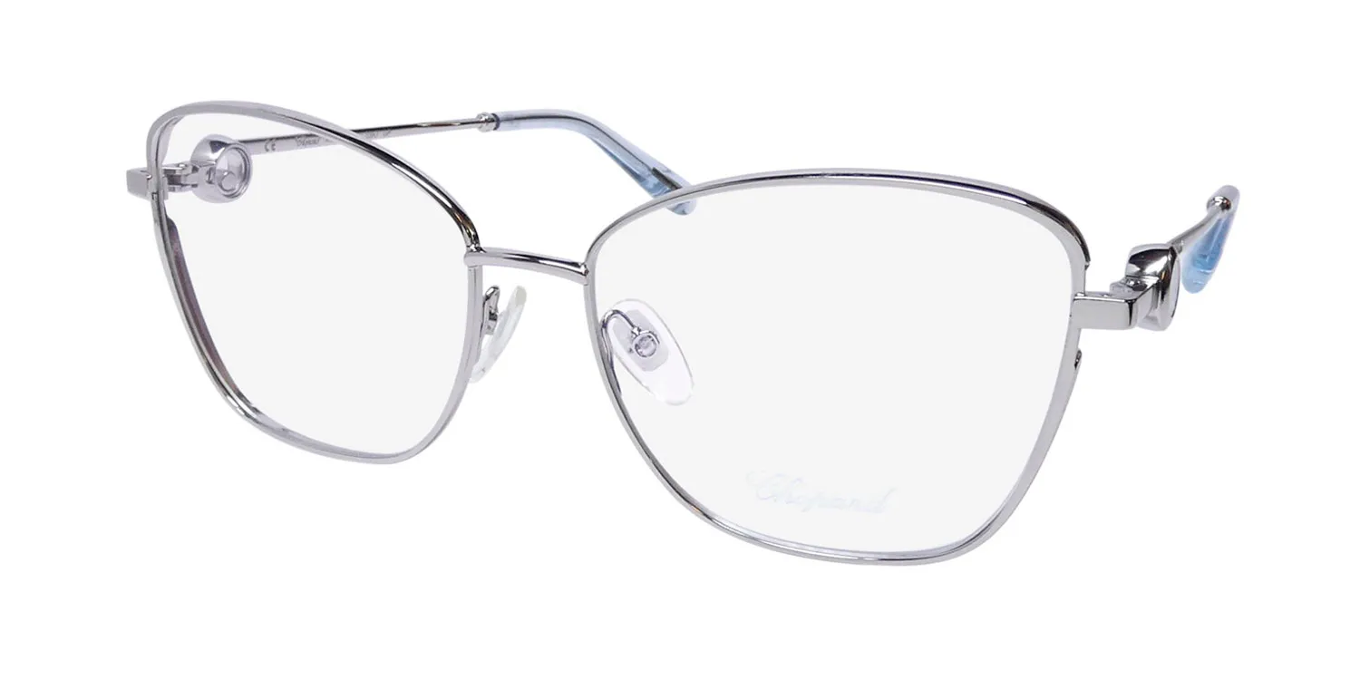 Chopard Vchf15s 0579 Eyeglasses Silver 55mm