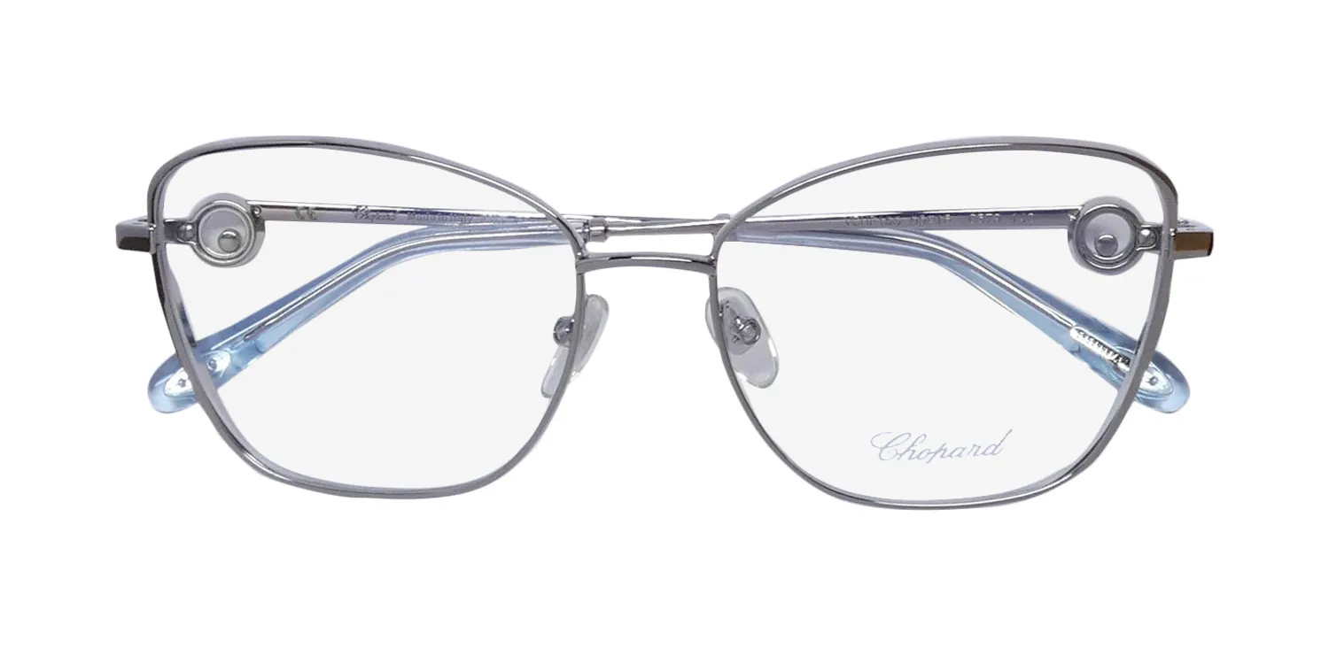 Chopard Vchf15s 0579 Eyeglasses Silver 55mm 2