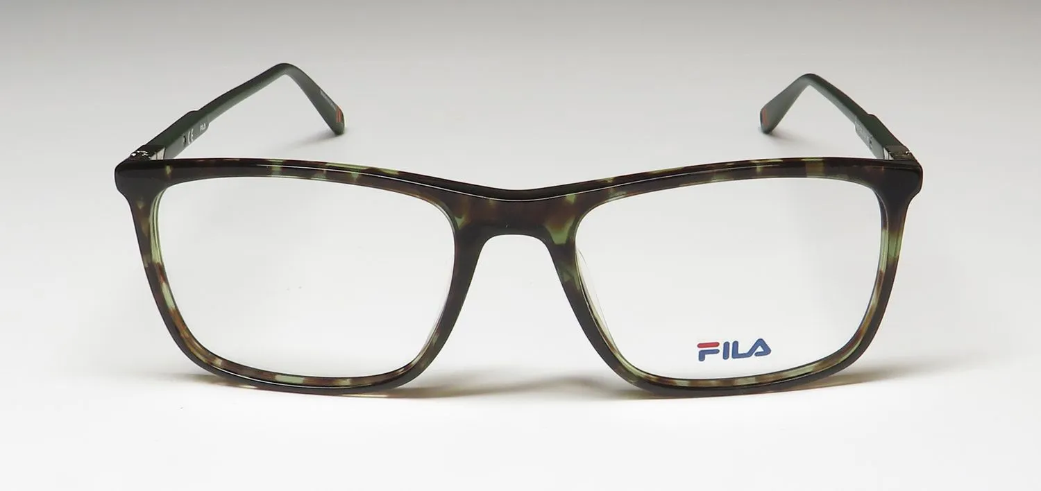 Fila VF9403 ov34 Eyeglasses Olive Havana 53mm 3