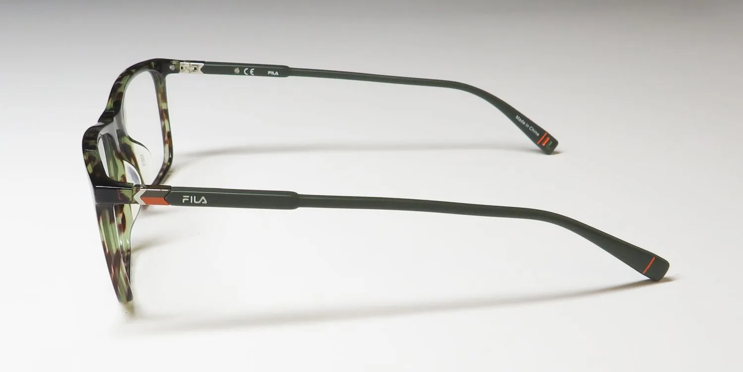 Fila VF9403 ov34 Eyeglasses Olive Havana 53mm 4