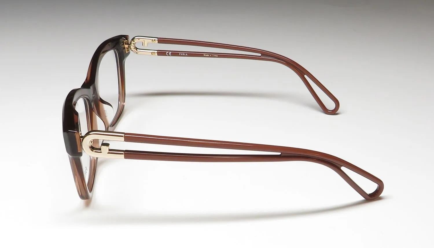 Furla Vfu438 06pb Eyeglasses Gradient Crystal Brown 53mm 4
