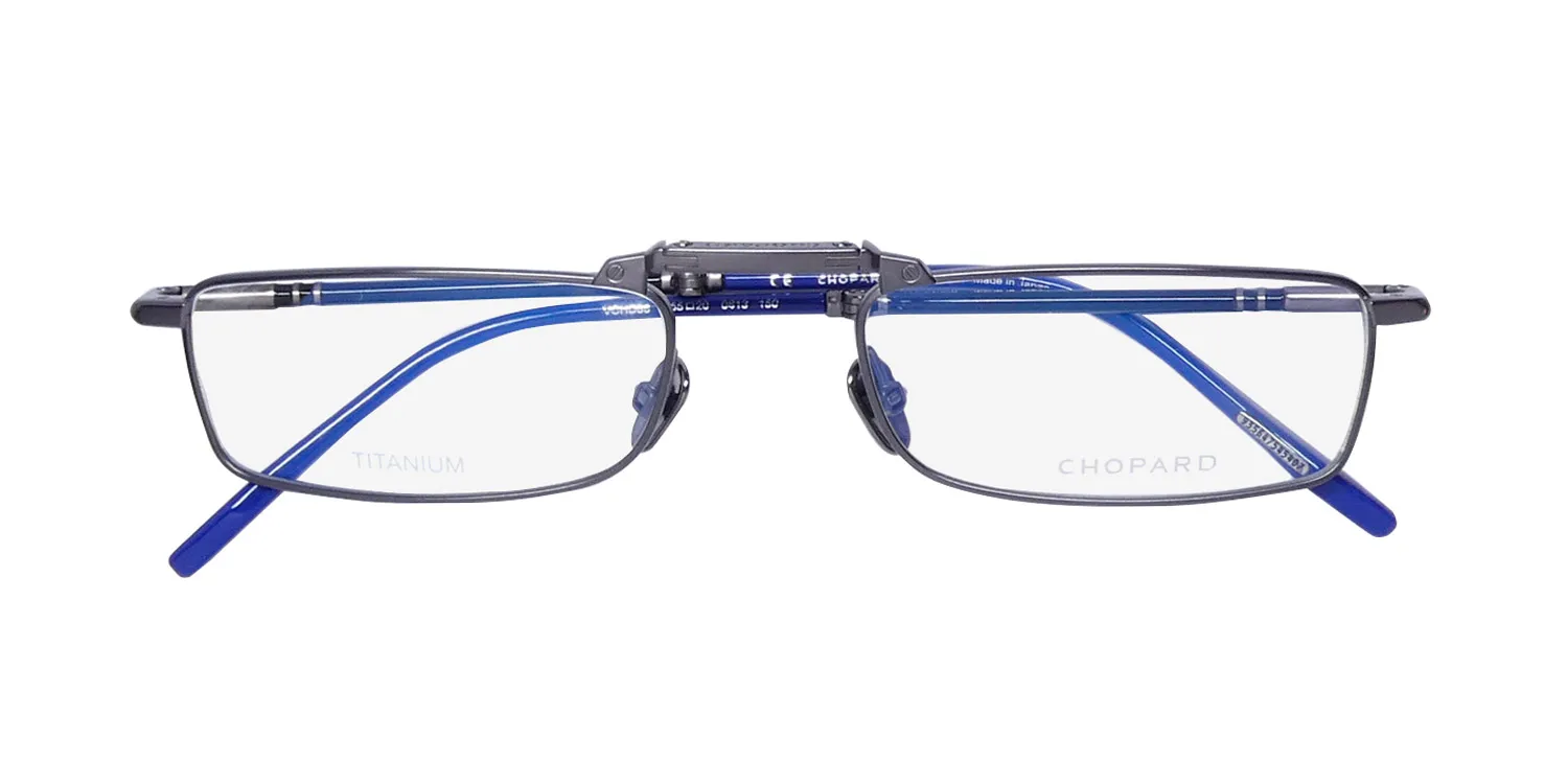 Chopard Vchd86 0613 Eyeglasses Matte Ruthenium 55mm 2