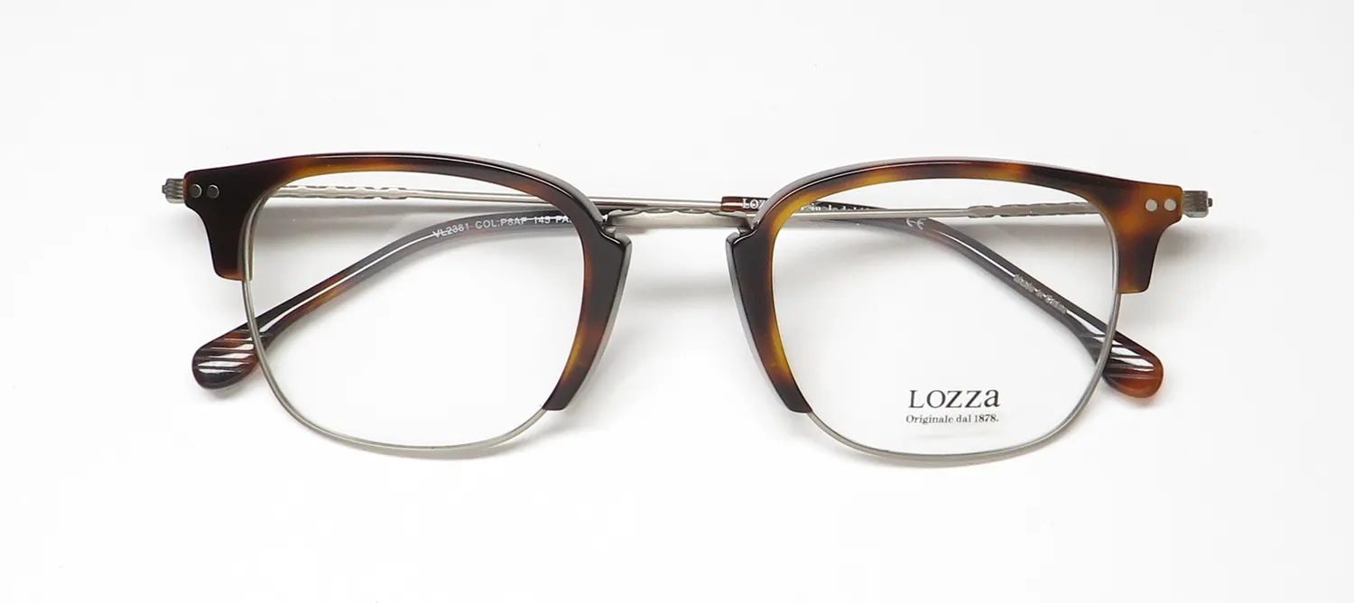 Lozza Vl2381 p8af Eyeglasses Tortoise 48mm 2
