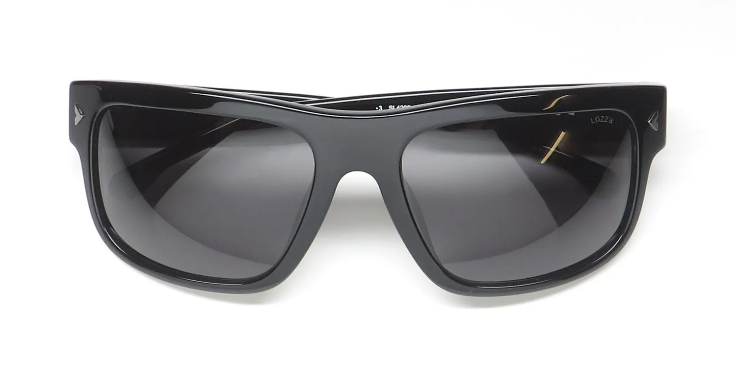 Lozza Sl4262 0700 Sunglasses Shiny Black 58mm 2
