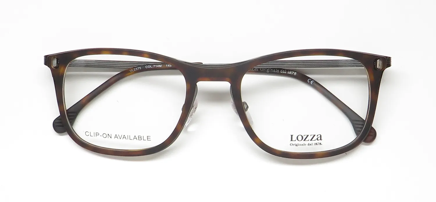 Lozza Vl2375 714m Eyeglasses Matte Tortoise 54mm 2