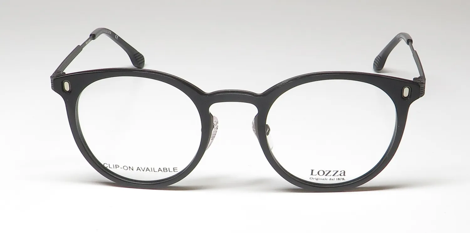 Lozza Vl2376 0700 Eyeglasses Shiny Black 48mm 3