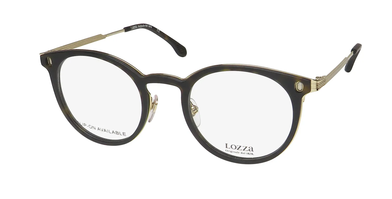 Lozza Vl2376 0722 Eyeglasses Tortoise 48mm