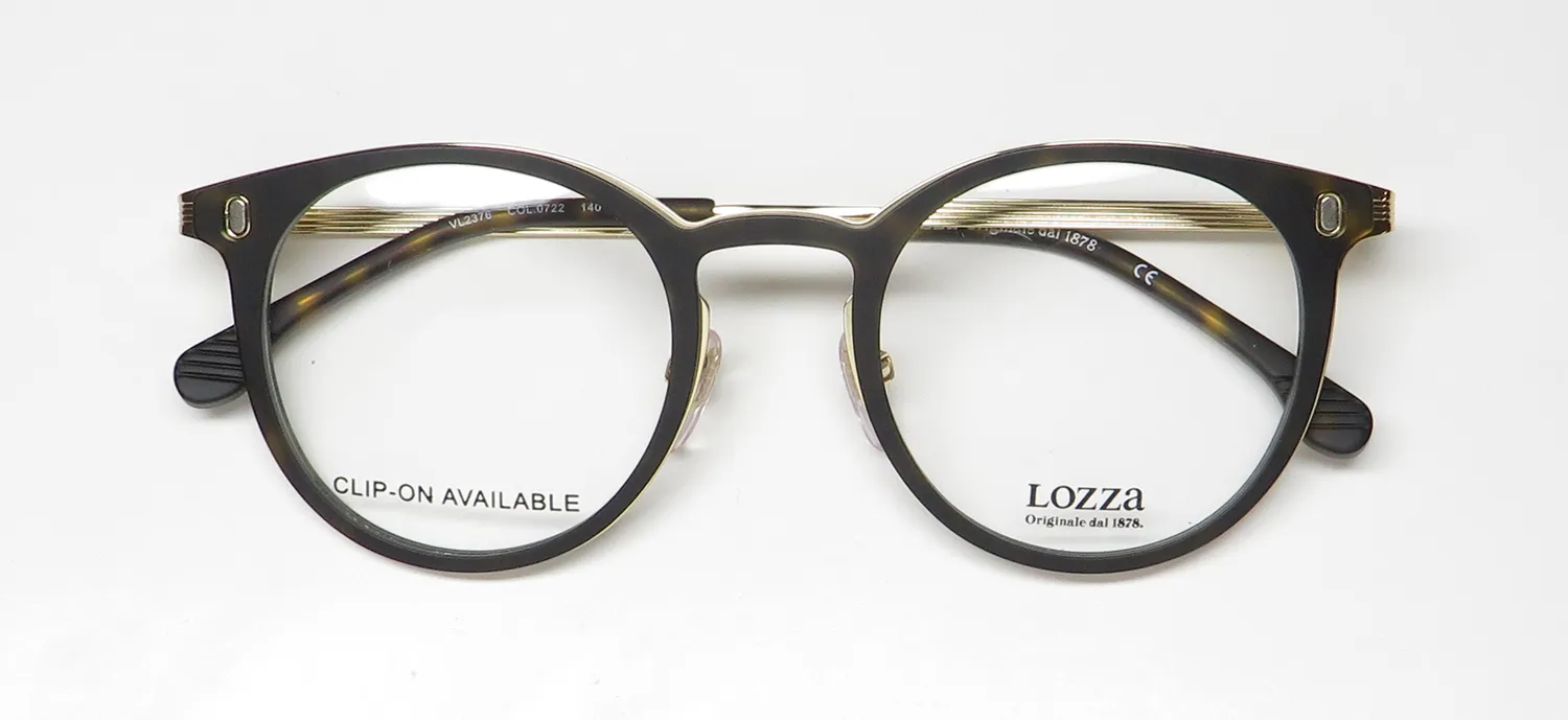 Lozza Vl2376 0722 Eyeglasses Tortoise 48mm 2