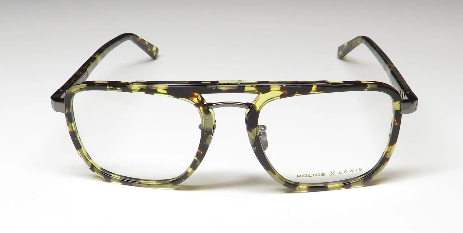 Police Lewis Hamilton 14 Vplb30 0568 Eyeglasses Tortoise 53mm 3