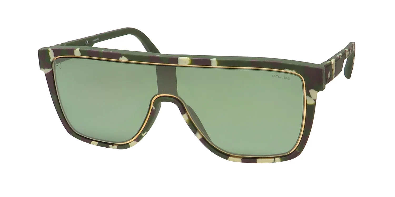 Police Lewis Hamilton 23 Splc51 xajv Sunglasses Green 99mm