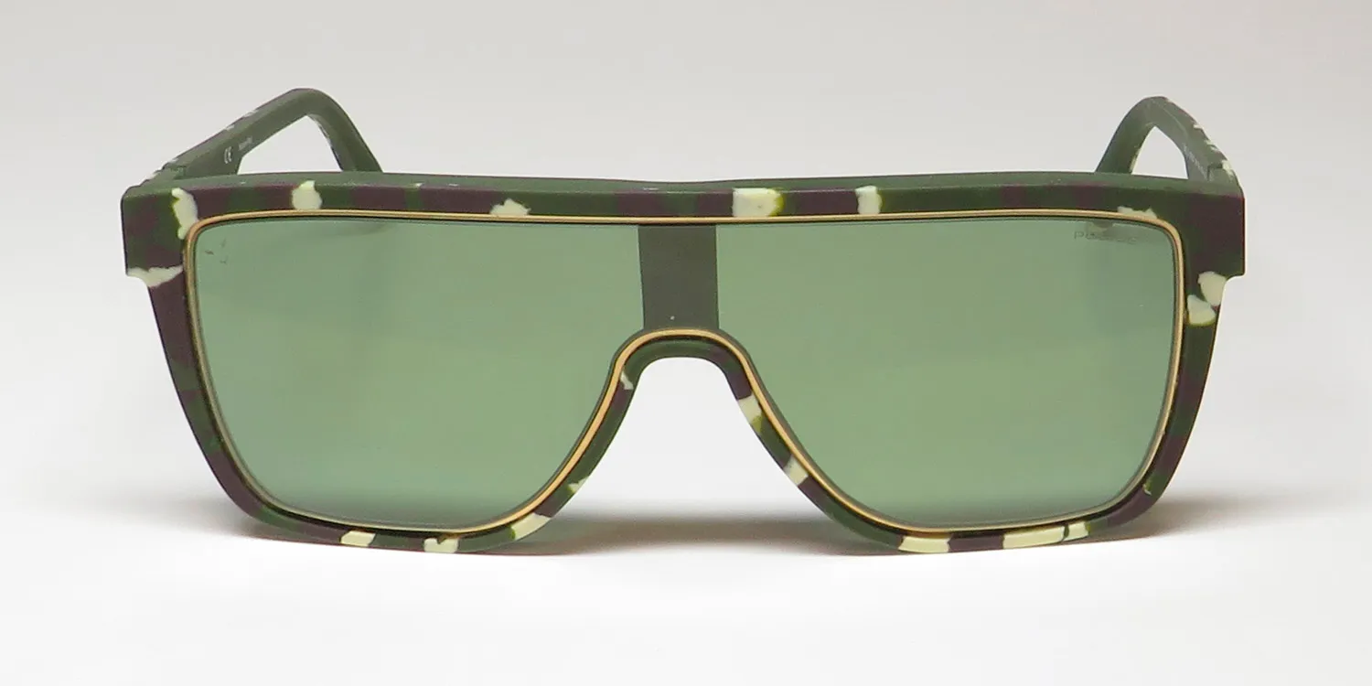 Police Lewis Hamilton 23 Splc51 xajv Sunglasses Green 99mm 3