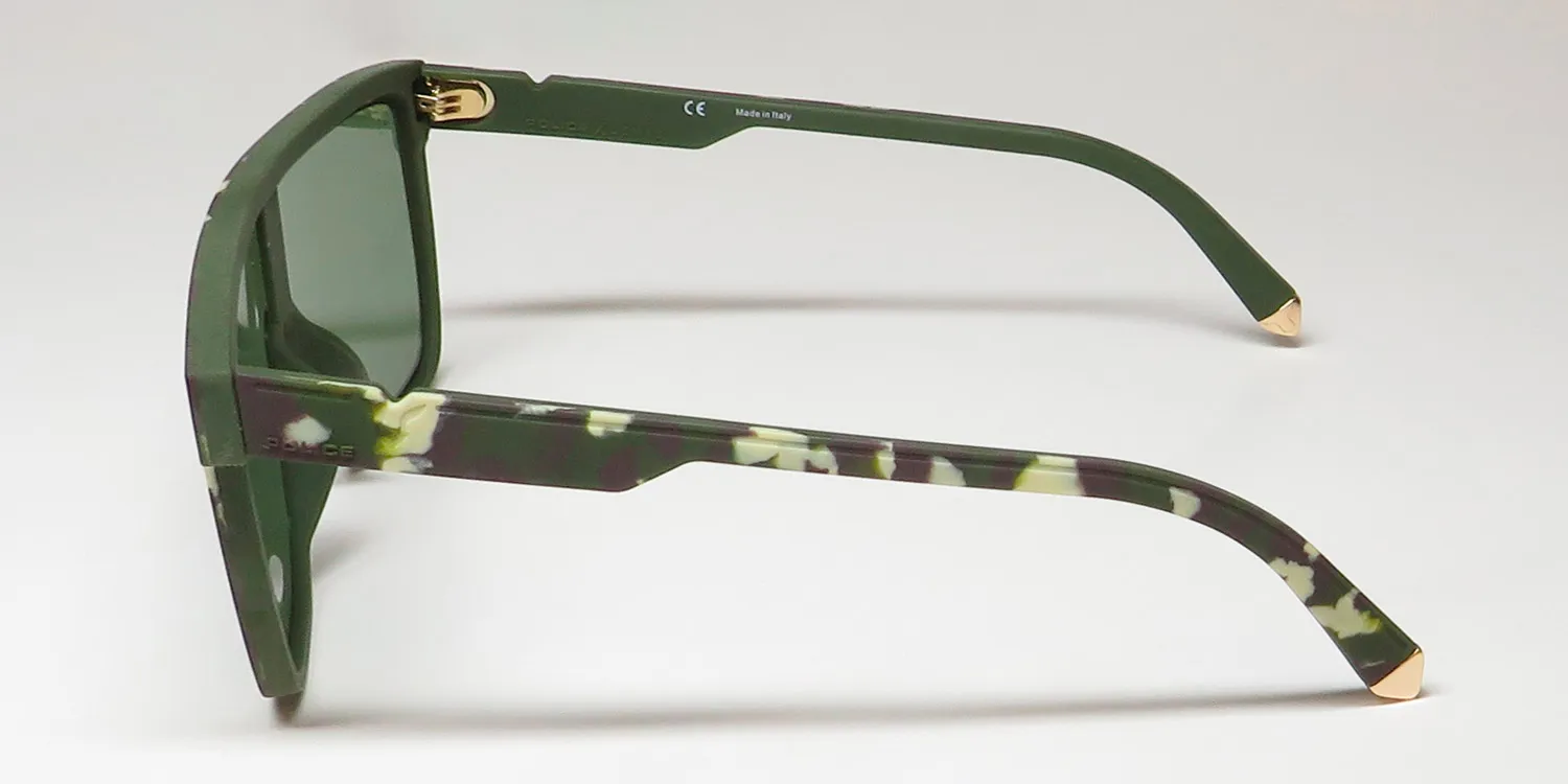 Police Lewis Hamilton 23 Splc51 xajv Sunglasses Green 99mm 4
