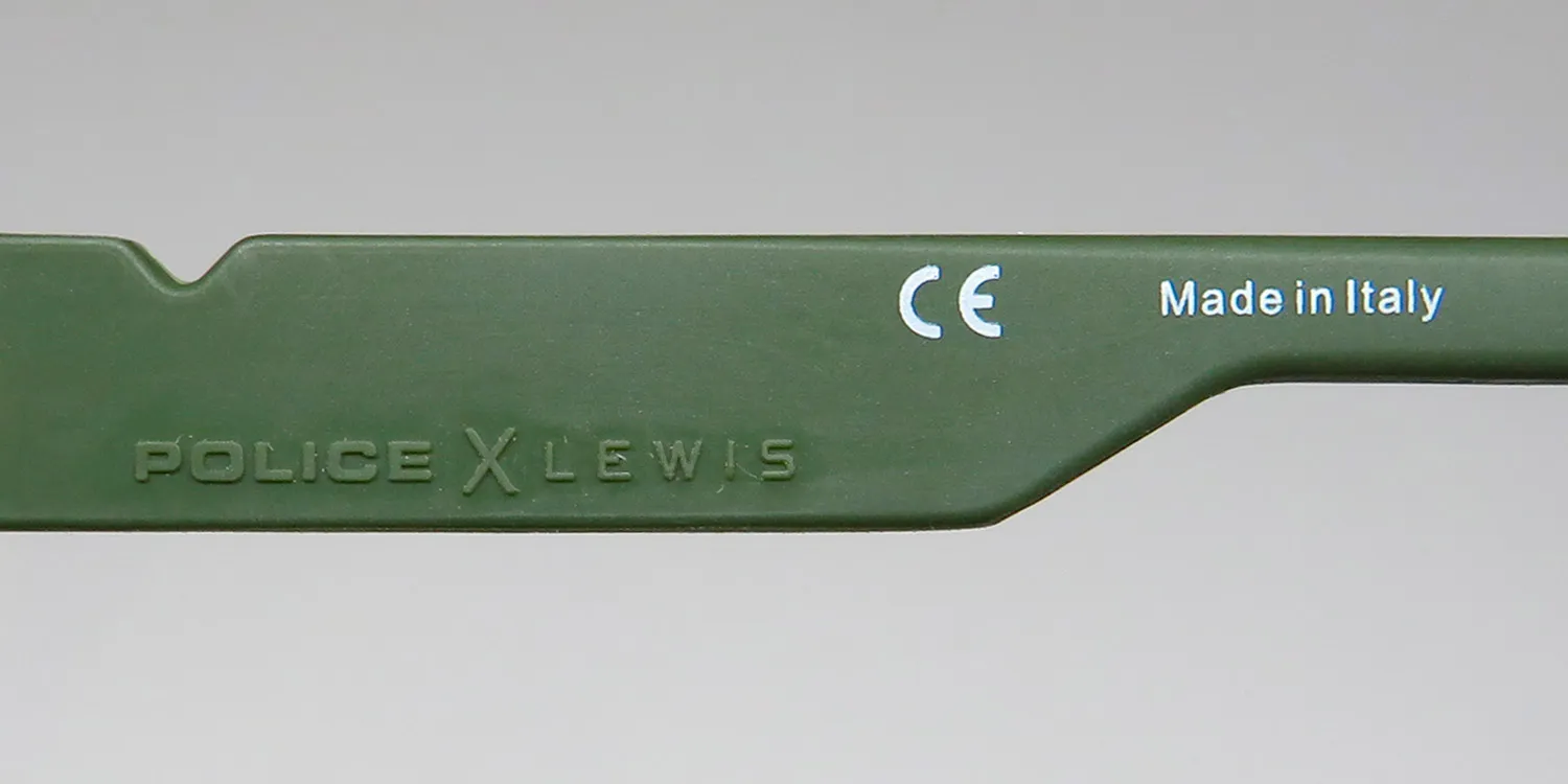Police Lewis Hamilton 23 Splc51 xajv Sunglasses Green 99mm 7
