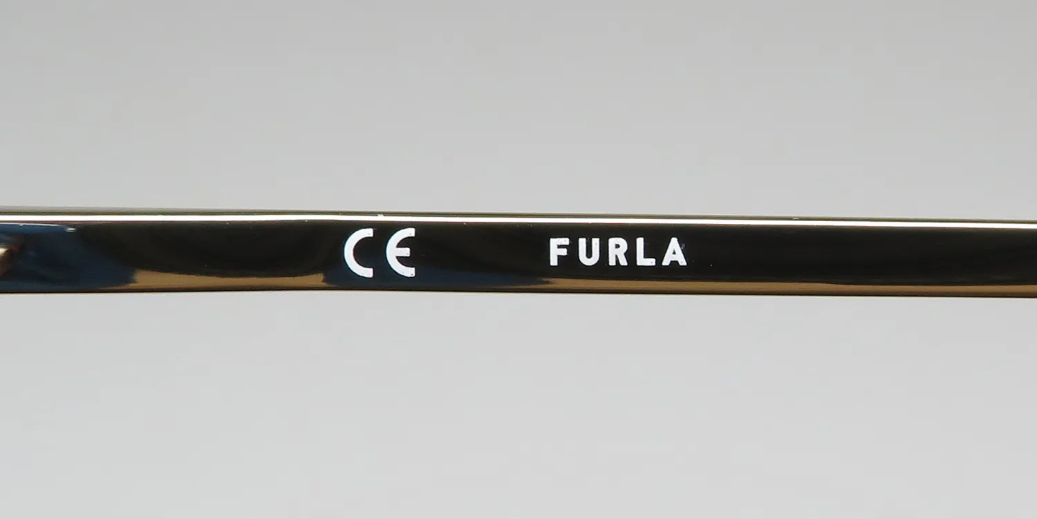 Furla Vfu500v 0802 Eyeglasses Yellow Brown Havana 51mm 7