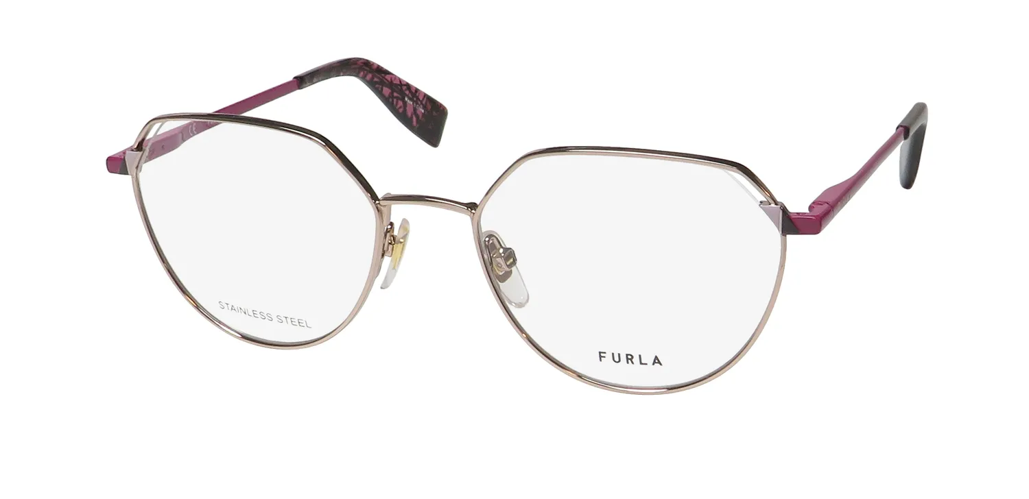 Furla Vfu502 0h60 Eyeglasses Rose 52mm