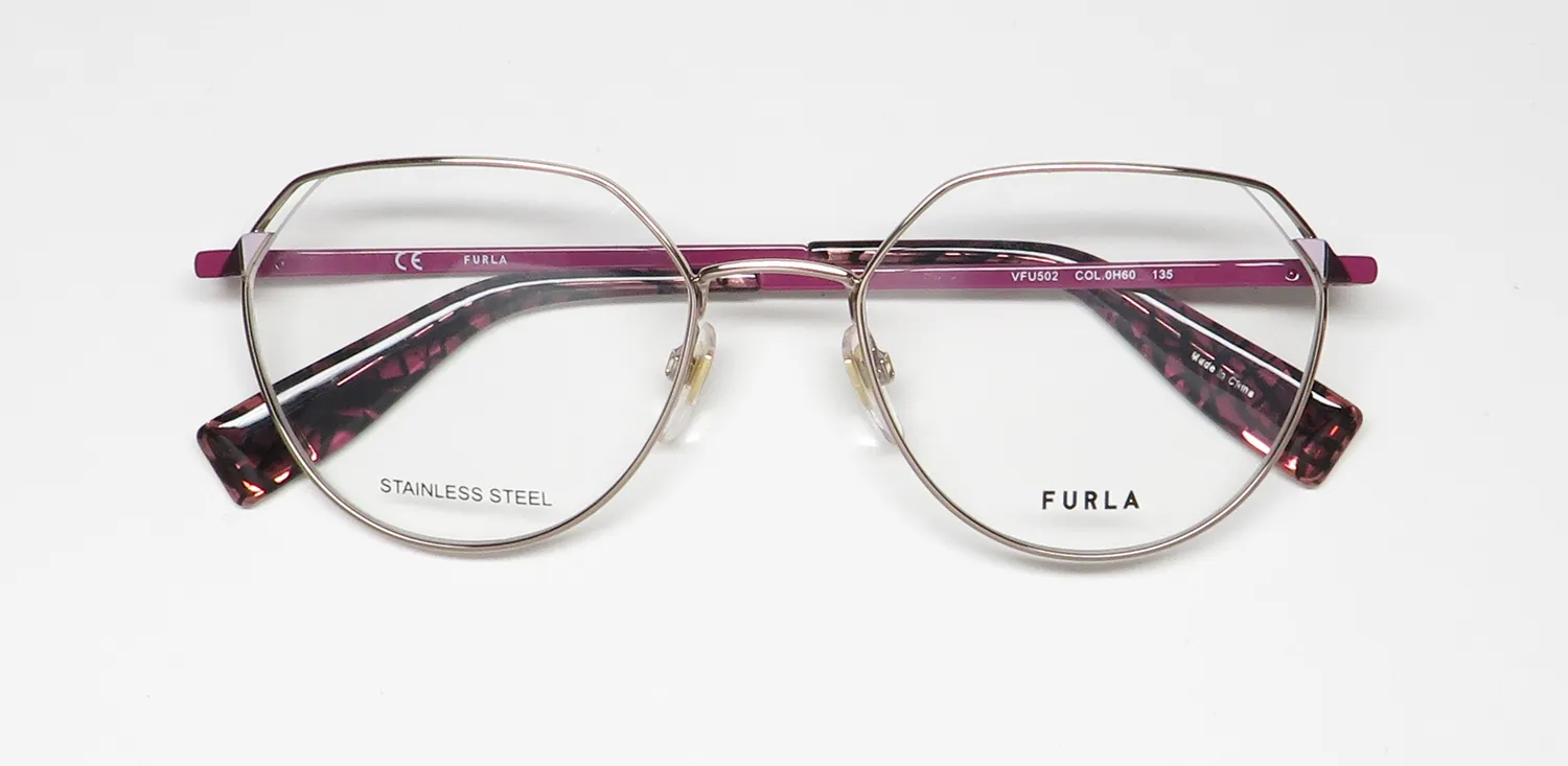 Furla Vfu502 0h60 Eyeglasses Rose 52mm 2