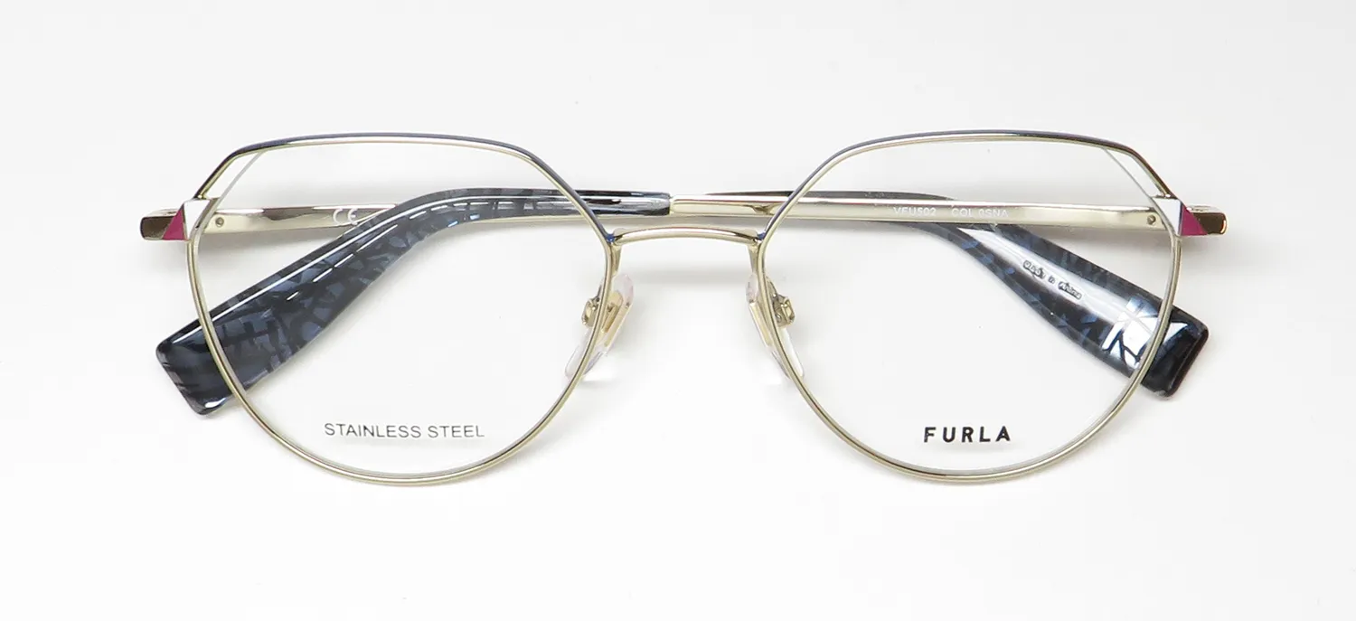 Furla Vfu502 0sna Eyeglasses Gold 52mm 2