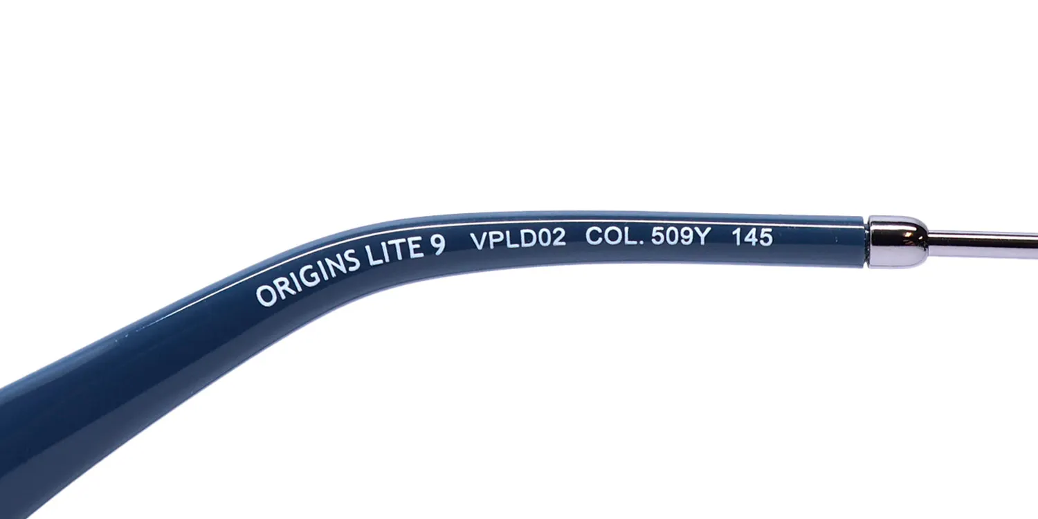 Police Vpld02 Origins Lite 9 509y Eyeglasses Silver 52mm 8