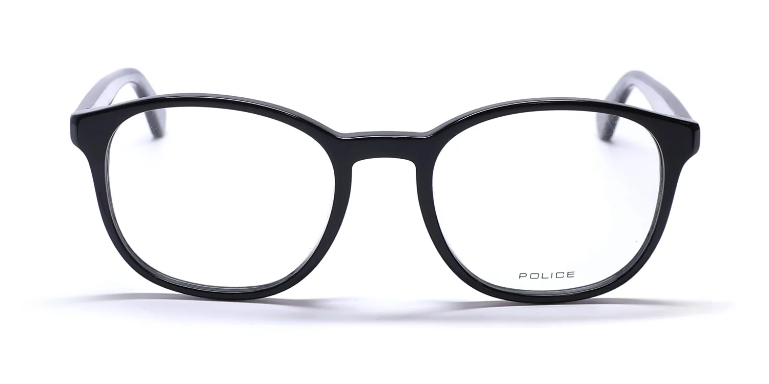Police Vpld04 Hammer 2 0700 Eyeglasses Black 51mm Unisex 3