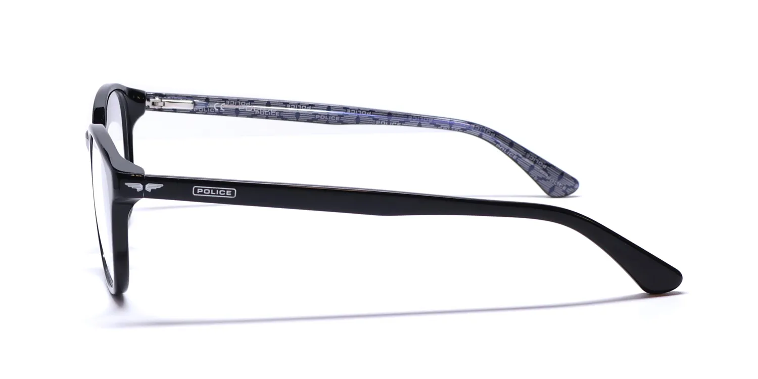 Police Vpld04 Hammer 2 0700 Eyeglasses Black 51mm Unisex 4