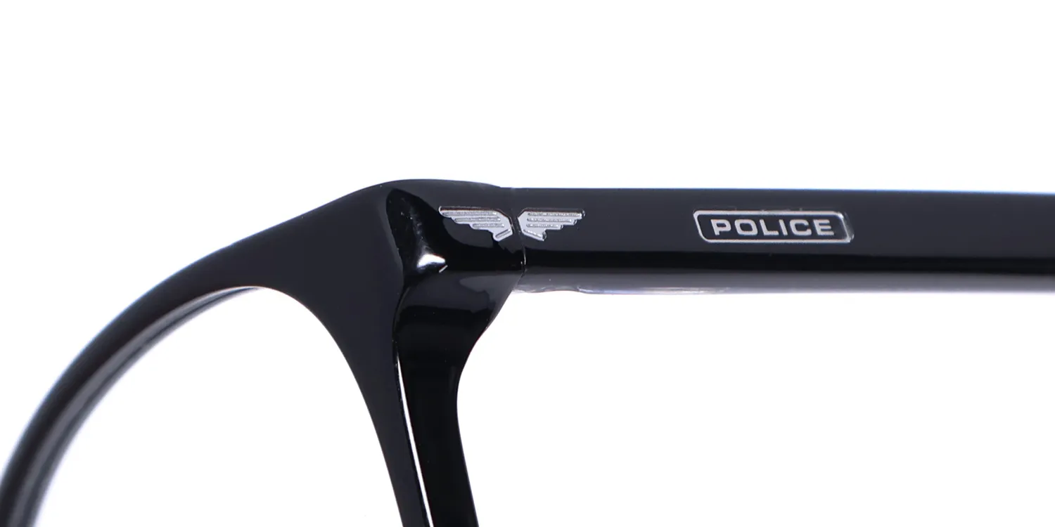 Police Vpld04 Hammer 2 0700 Eyeglasses Black 51mm Unisex 6
