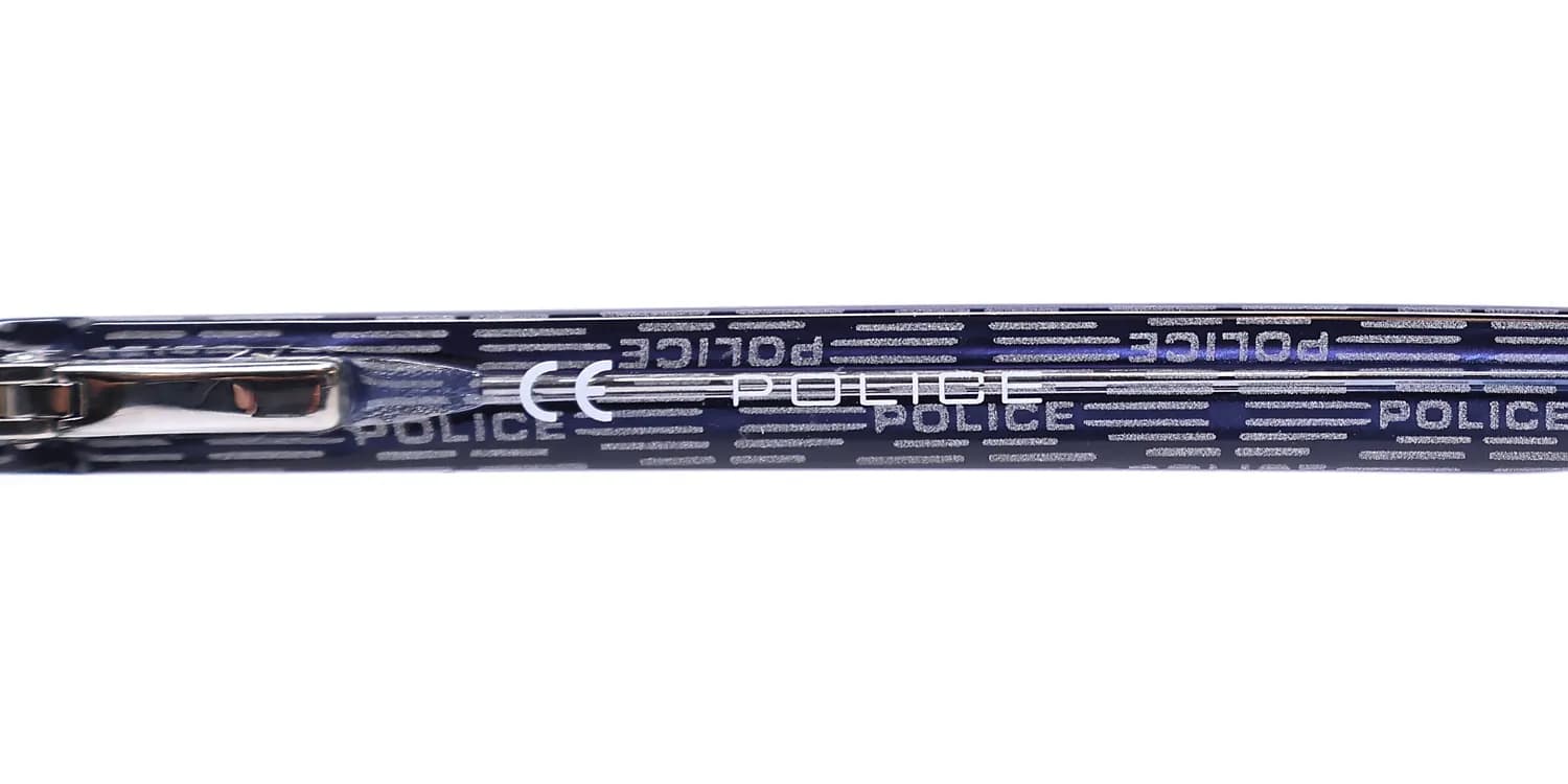 Police Vpld04 Hammer 2 0700 Eyeglasses Black 51mm Unisex 7