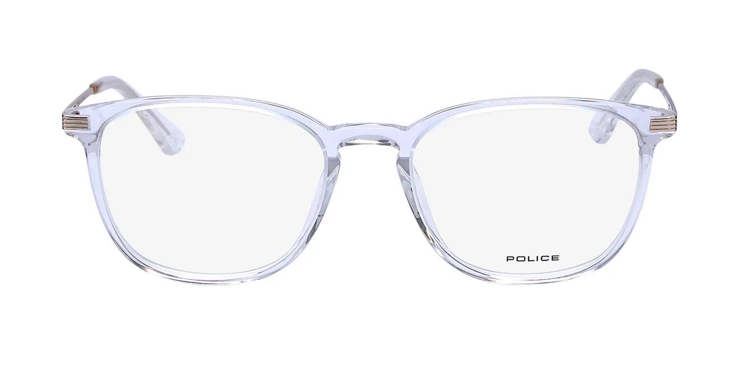 Police Vpld07 Code 1 0p79 Eyeglasses Crystal 52mm Unisex 3