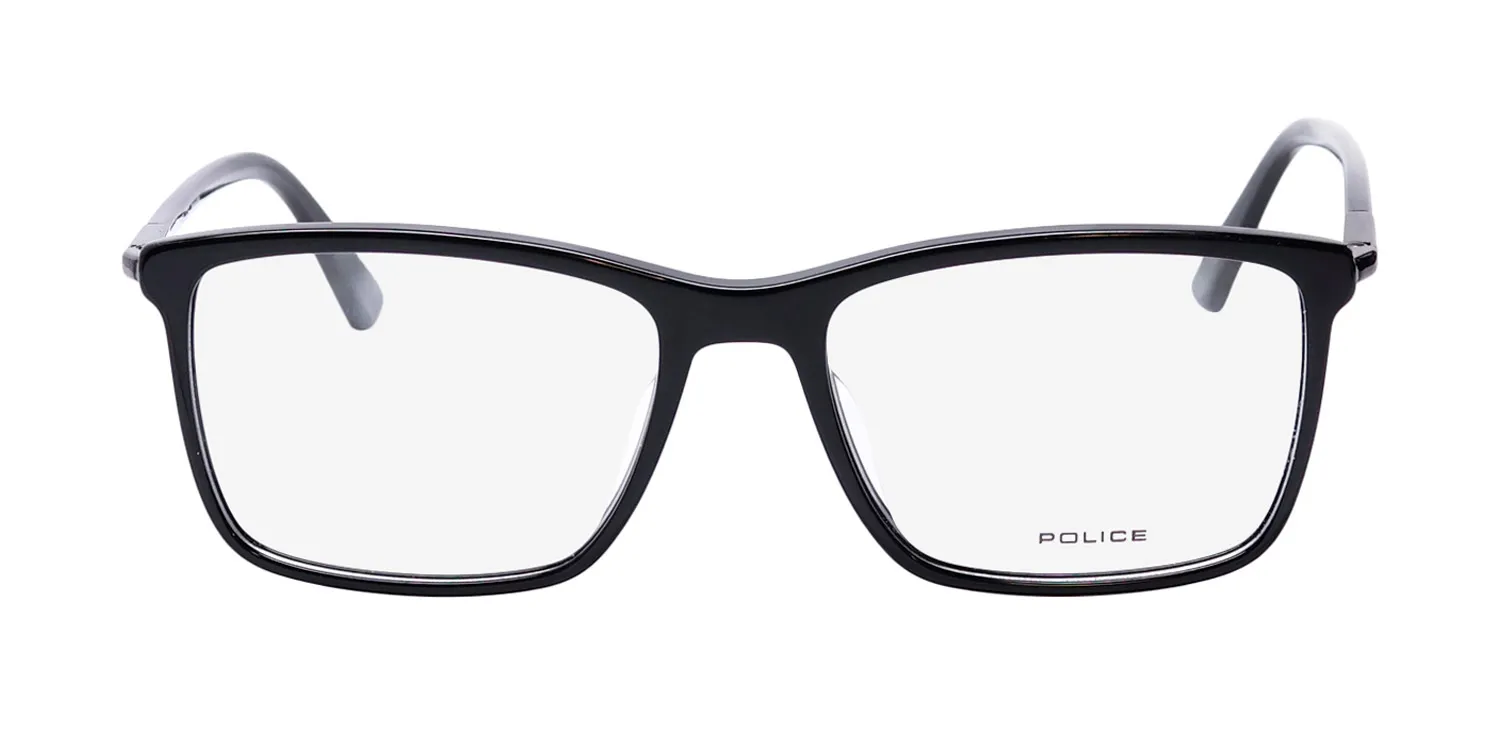 Police Vpld11n Tumbler 1 0700 Eyeglasses Black 54mm 3