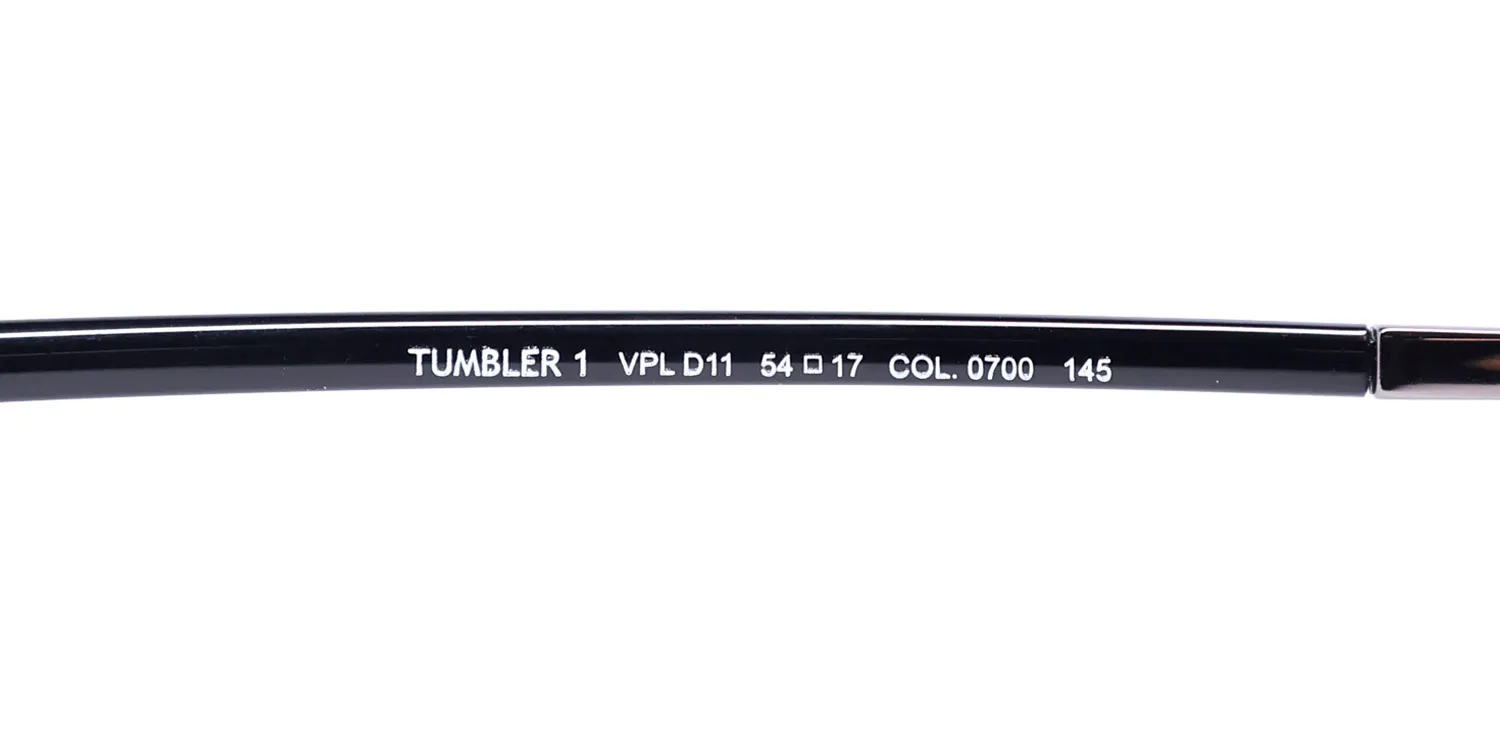 Police Vpld11n Tumbler 1 0700 Eyeglasses Black 54mm 8