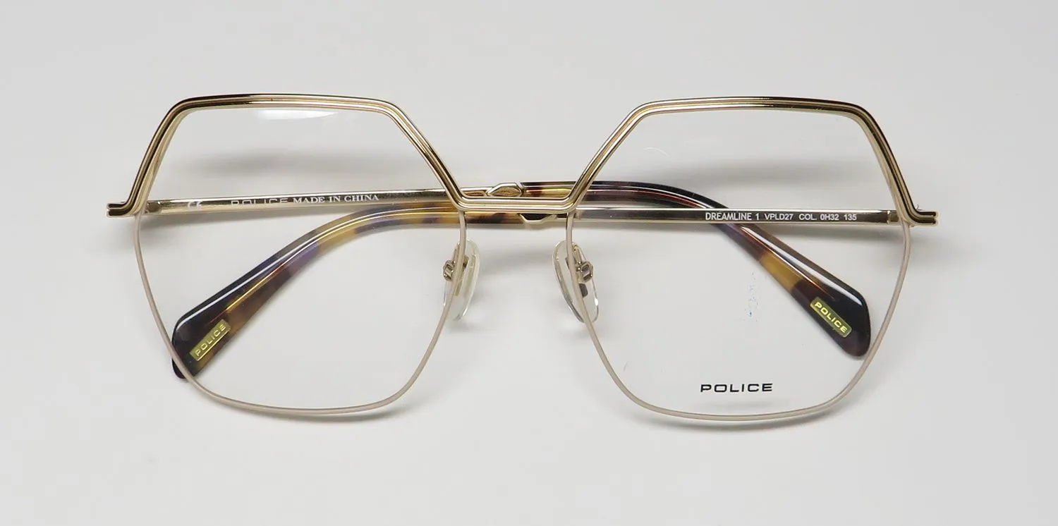 Police Vpld27 Dreamline 1 0h32 Eyeglasses Gold 56mm 2