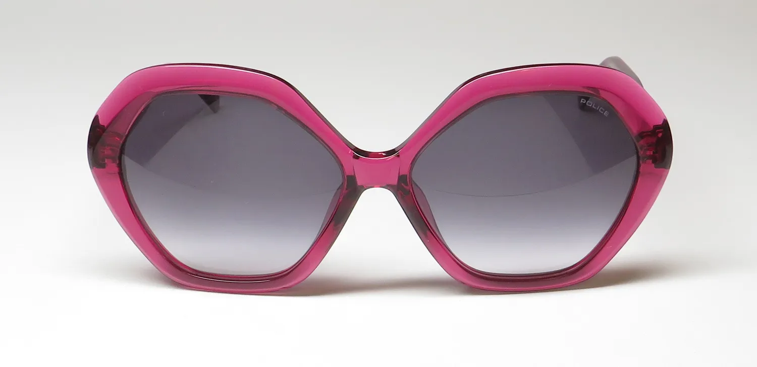 Police Spld29 01bv Sunglasses Burgundy Transparent 57mm 3