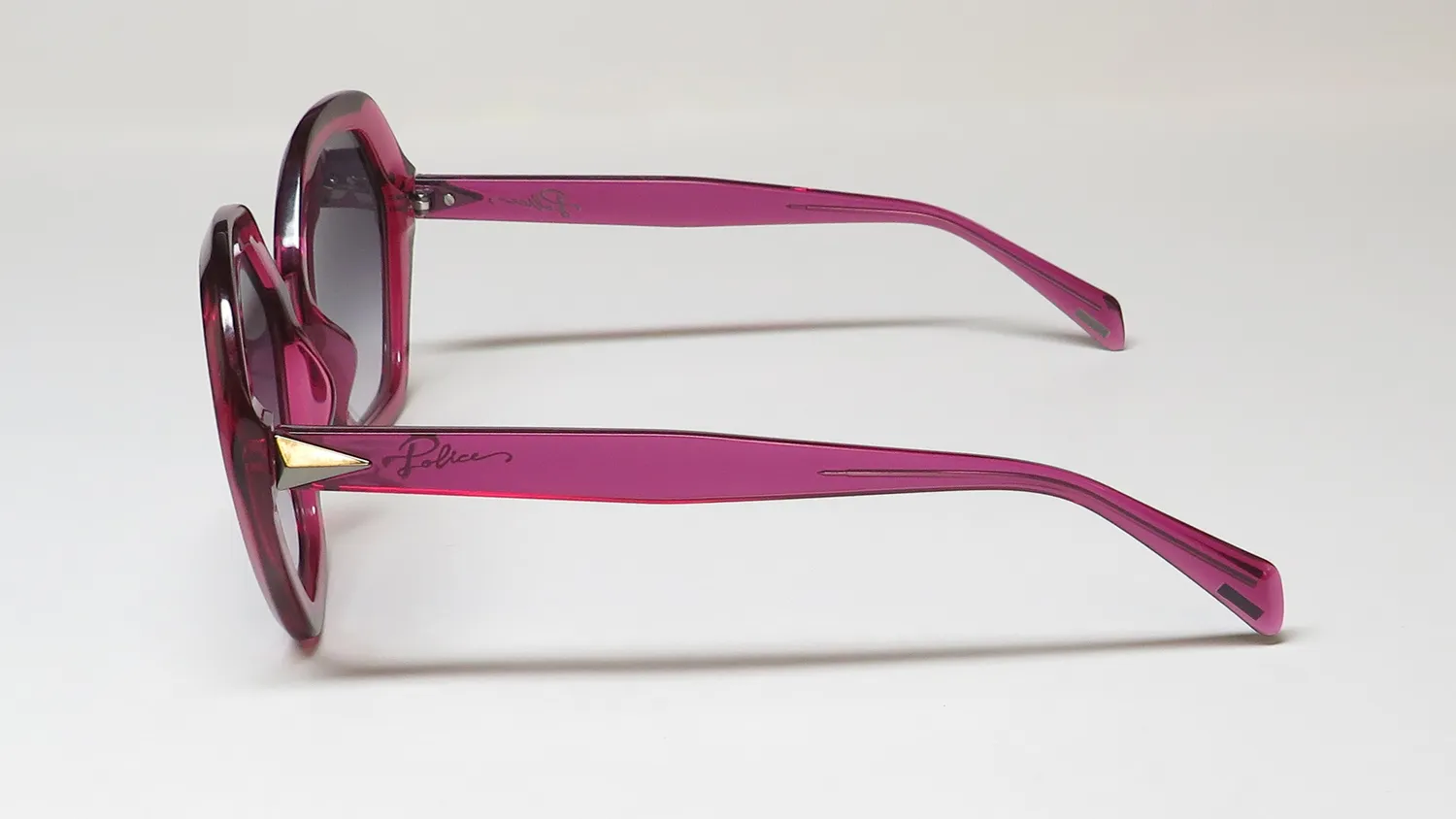 Police Spld29 01bv Sunglasses Burgundy Transparent 57mm 4