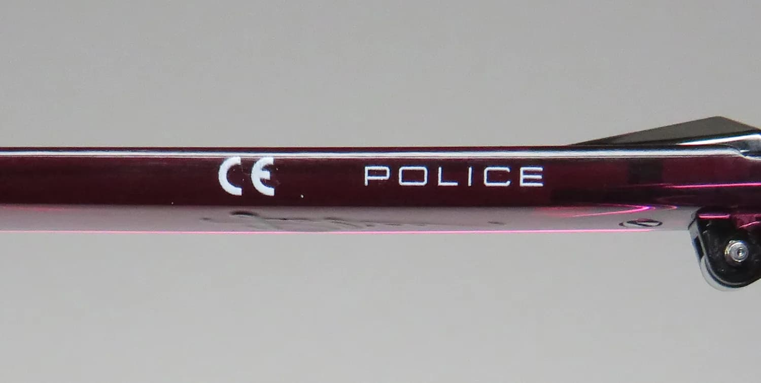 Police Spld29 01bv Sunglasses Burgundy Transparent 57mm 7