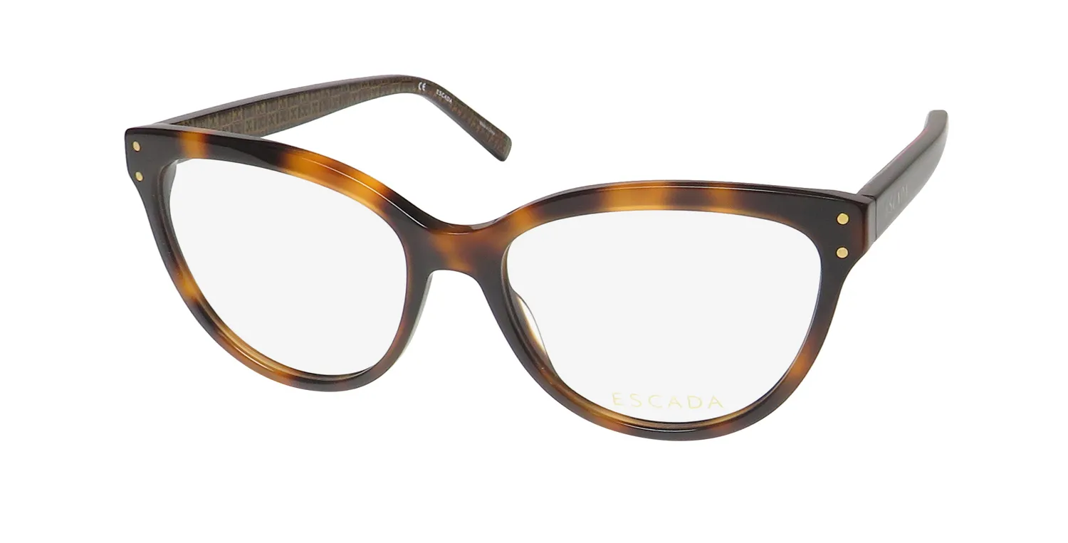 Escada Vesc52 09aj Eyeglasses Brown 54mm