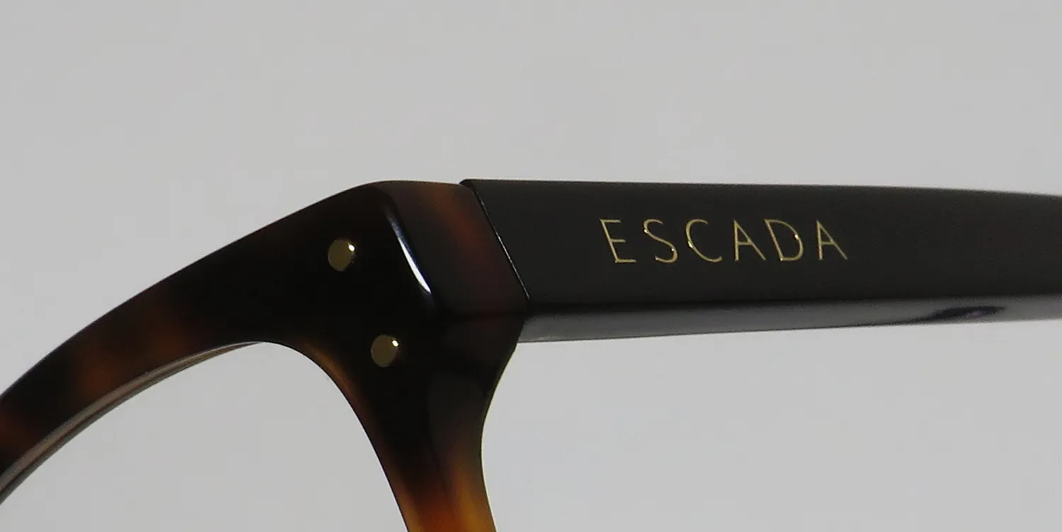 Escada Vesc53 09aj Eyeglasses Brown Tortoise 54mm 6