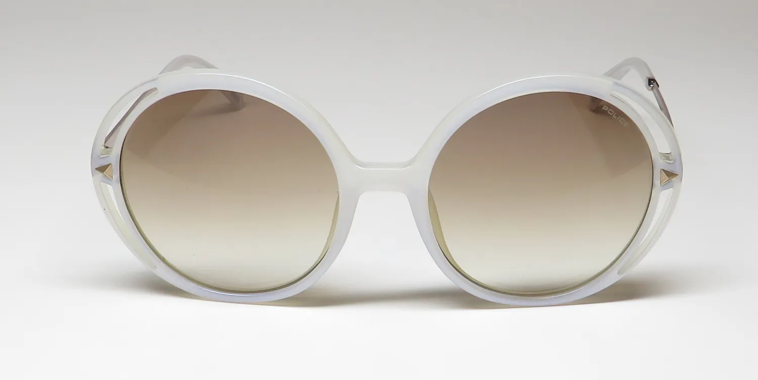 Police Spld36 07uu Sunglasses Shiny Iridescent Crystal 54mm 3