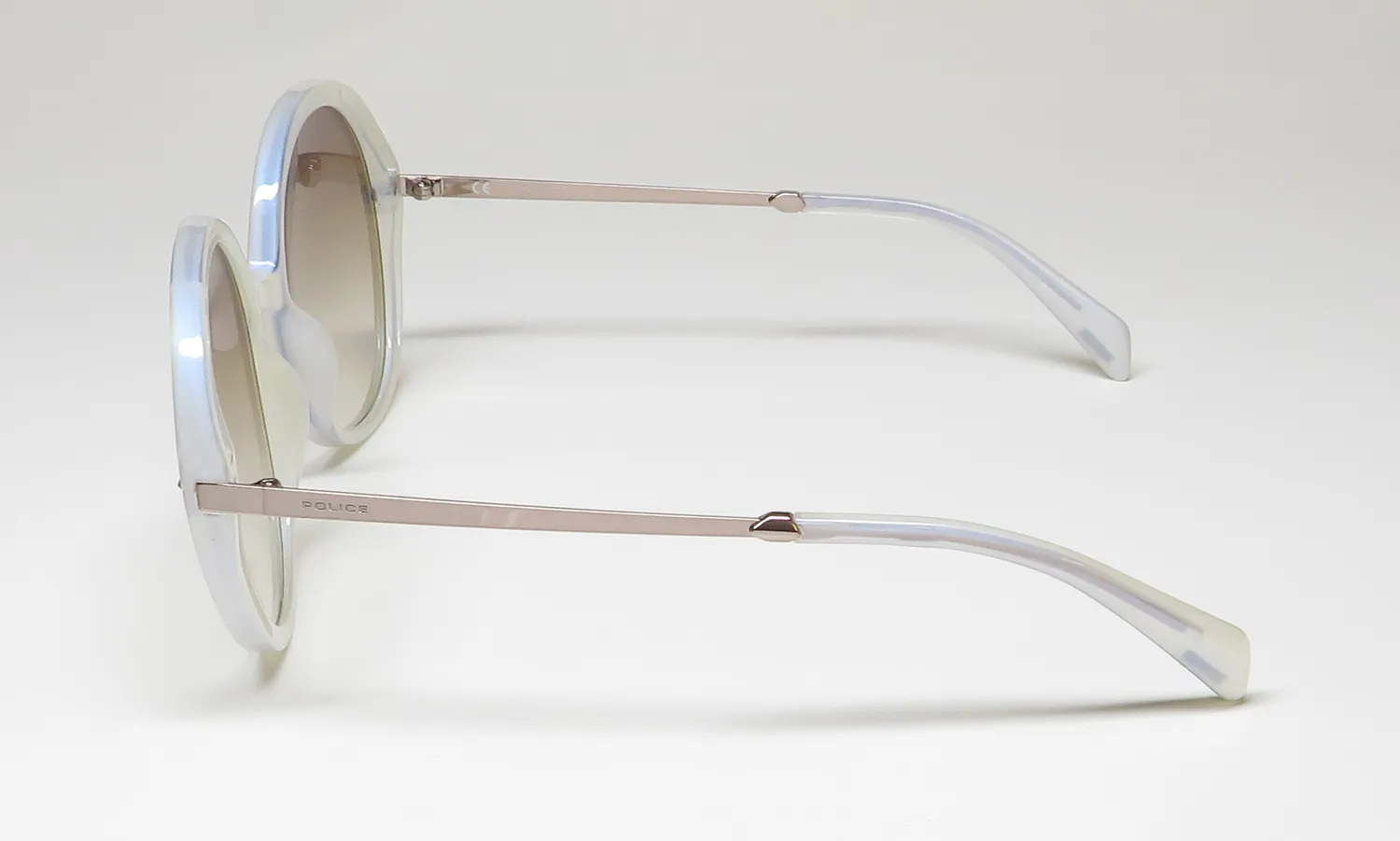 Police Spld36 07uu Sunglasses Shiny Iridescent Crystal 54mm 4