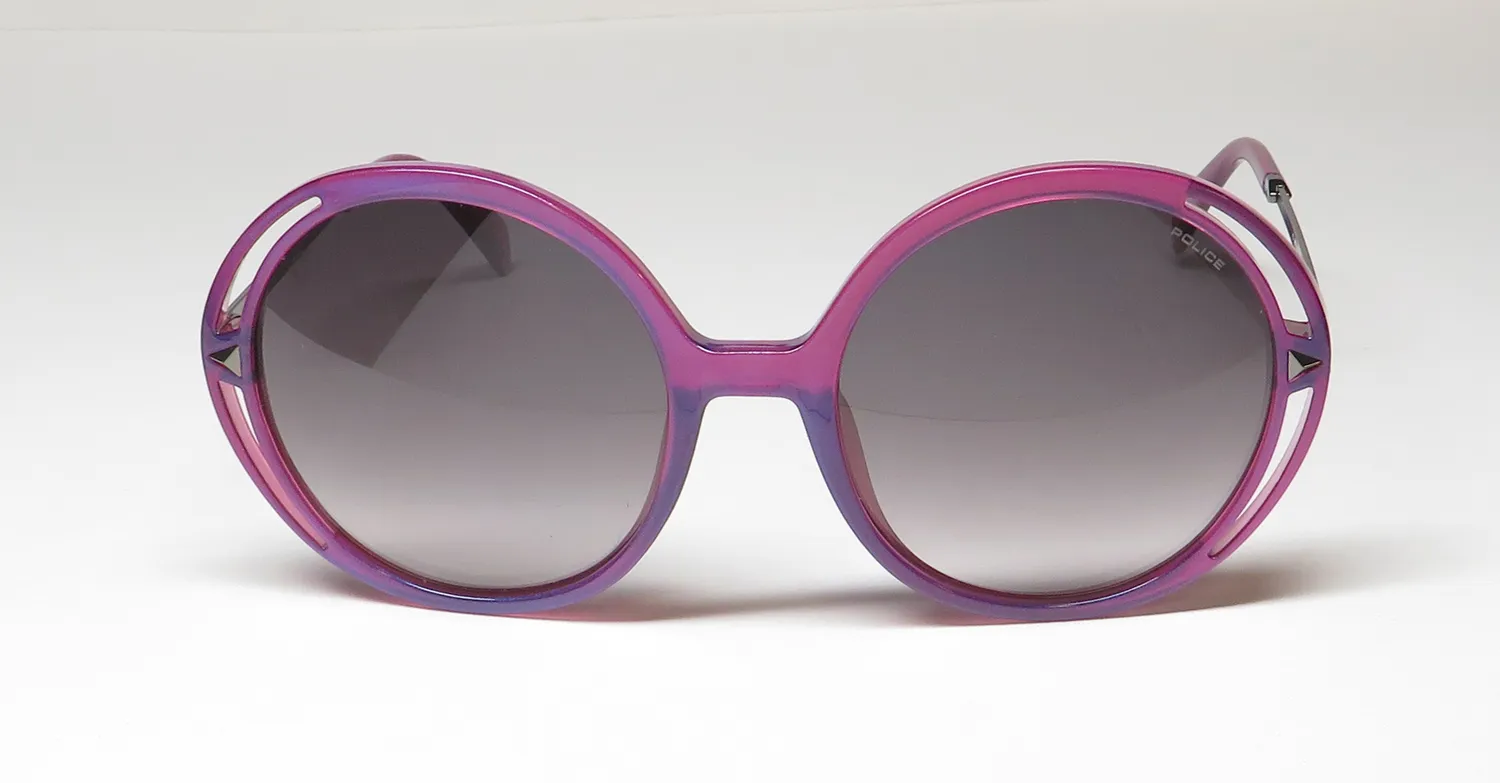Police Spld36 07uz Sunglasses Shiny Iridescent Pink 54mm 3