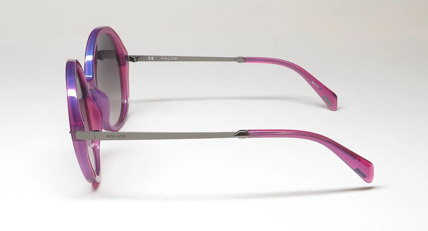 Police Spld36 07uz Sunglasses Shiny Iridescent Pink 54mm 4