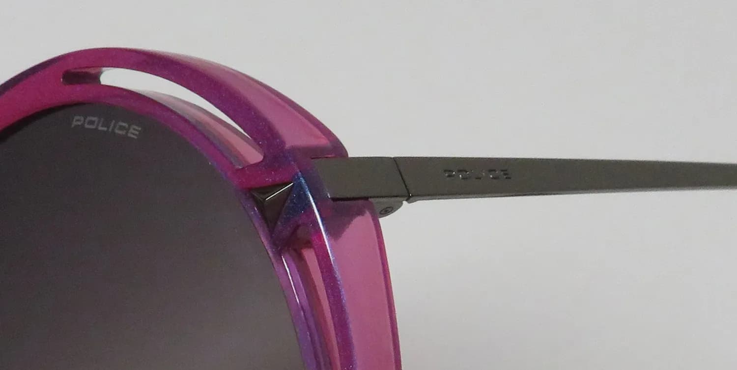 Police Spld36 07uz Sunglasses Shiny Iridescent Pink 54mm 6