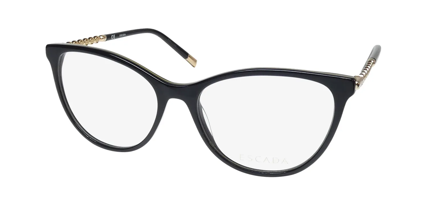 Escada Vesc60 0700 Eyeglasses Black 53mm