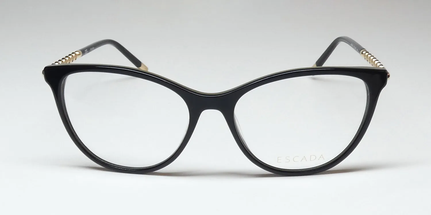 Escada Vesc60 0700 Eyeglasses Black 53mm 3