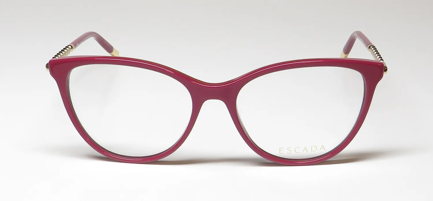 Escada Vesc60 0u78 Eyeglasses Red 53mm 3