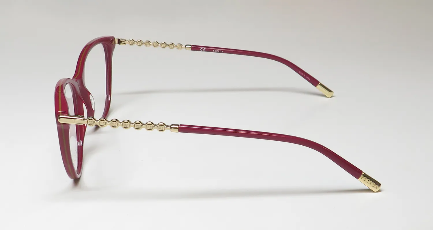 Escada Vesc60 0u78 Eyeglasses Red 53mm 4